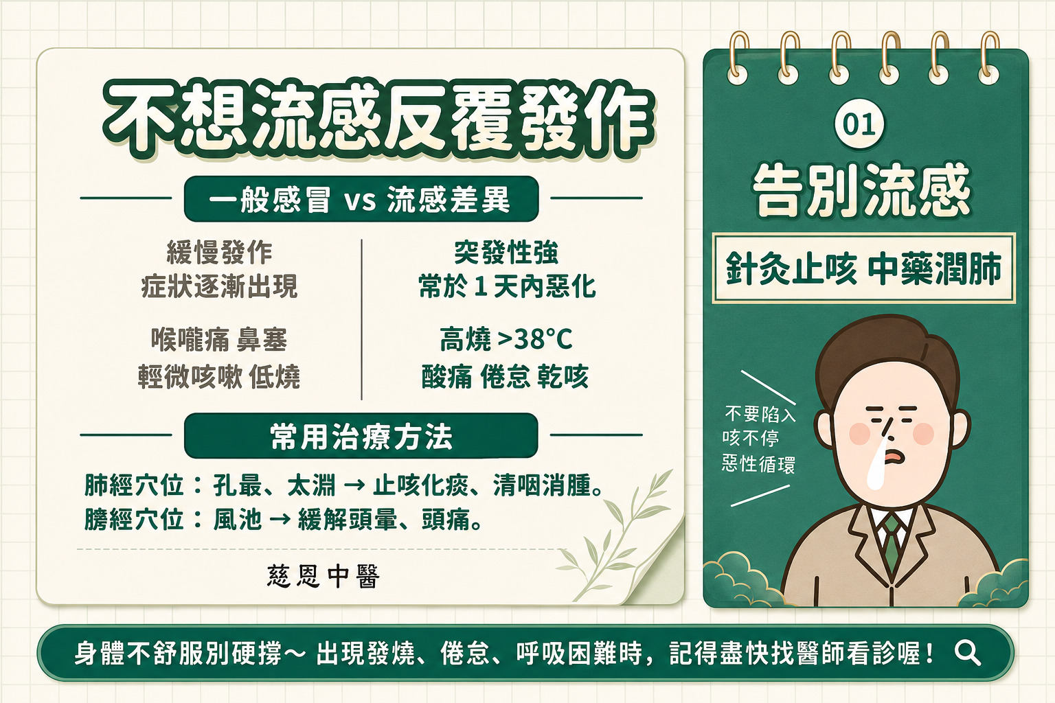 後龍流感治療