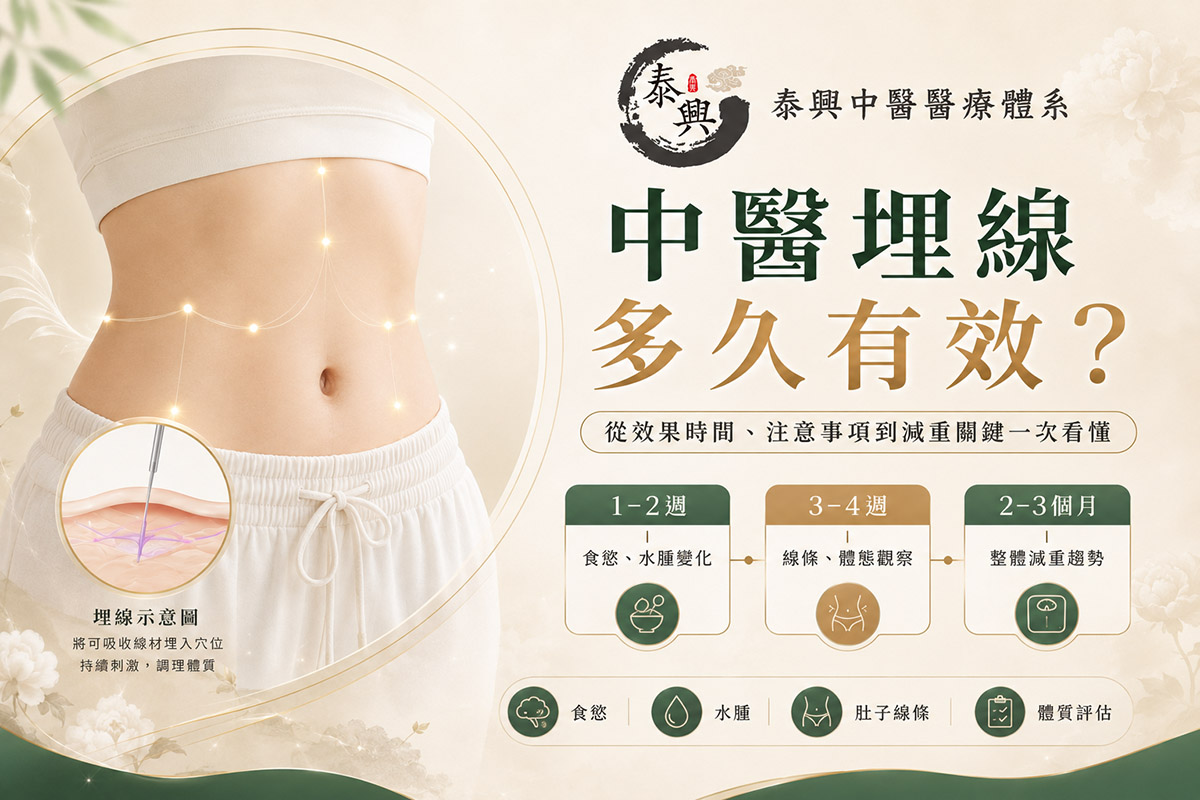 中醫埋線減肥多久有效