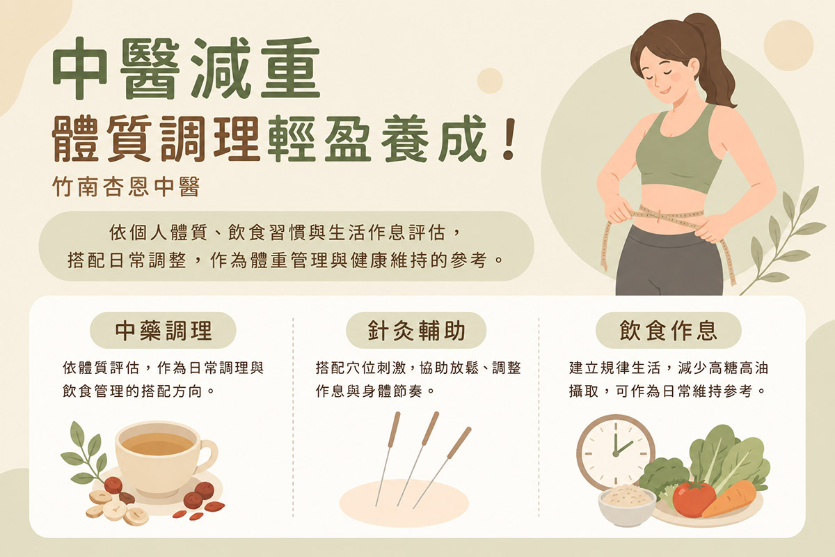 竹南減肥中醫