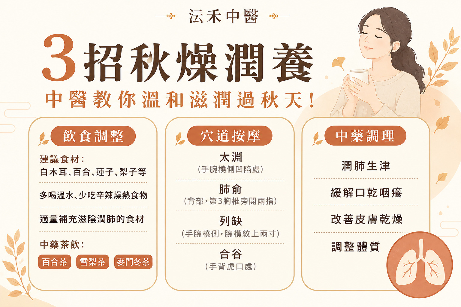 台北秋燥潤養