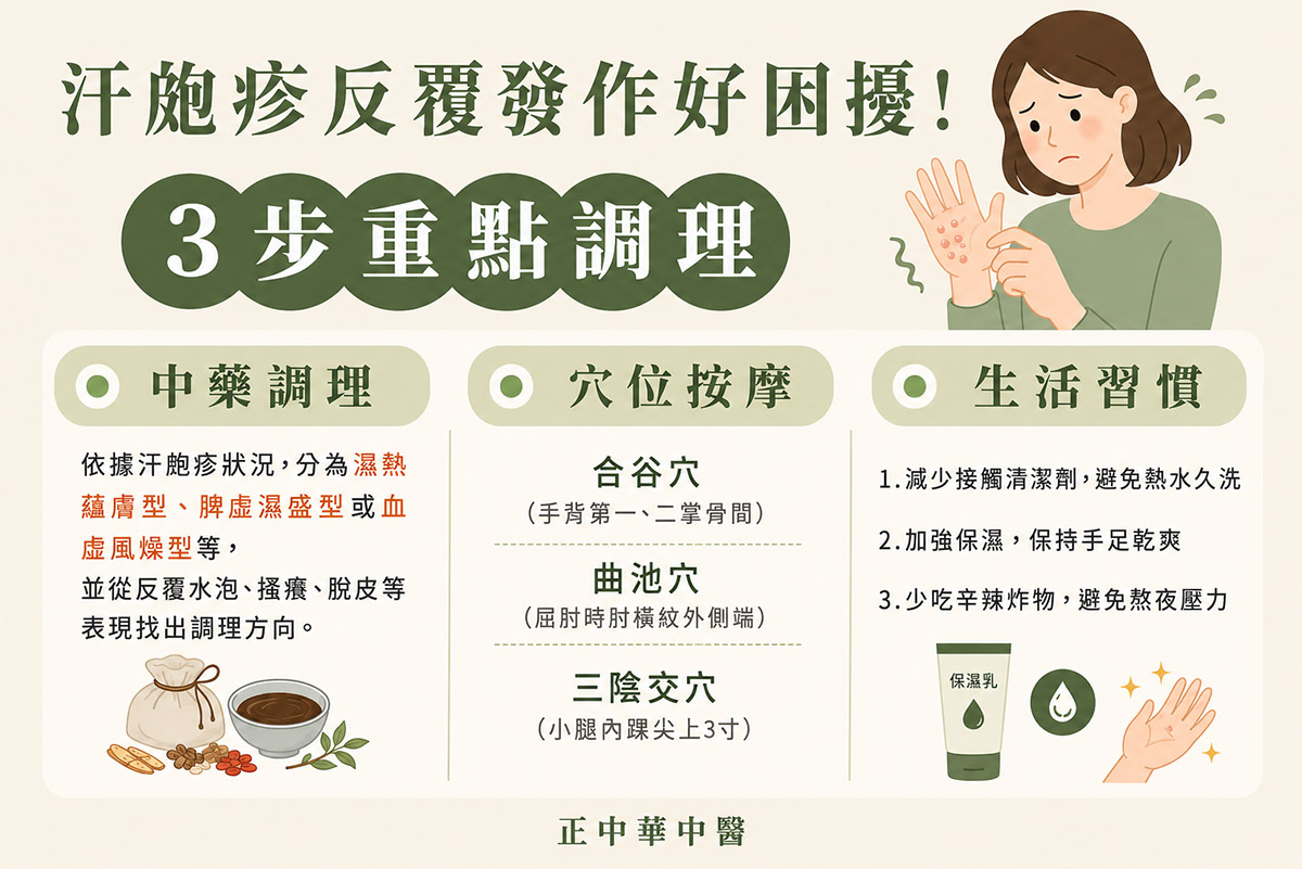頭份汗皰疹治療